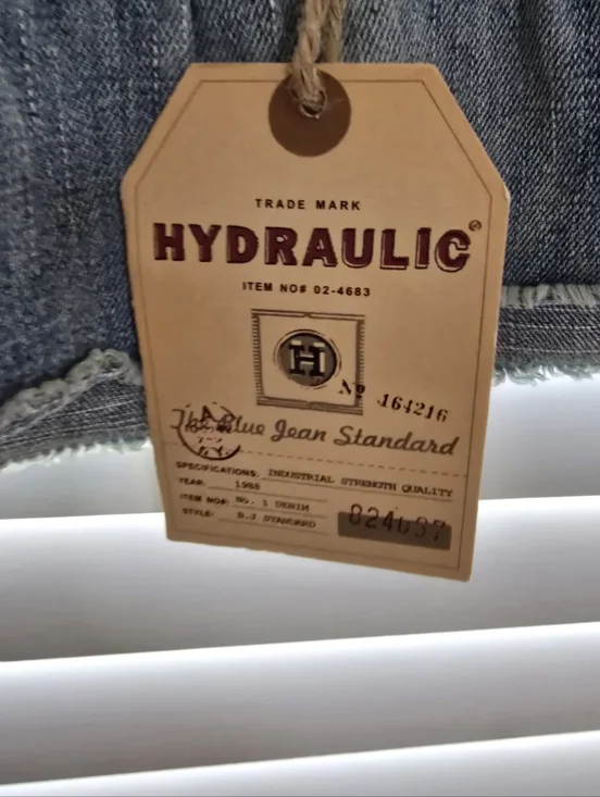 Hydraulic Denim Ruffle Mini Skirt - Blue Size 11/12 - Picture 4 of 7